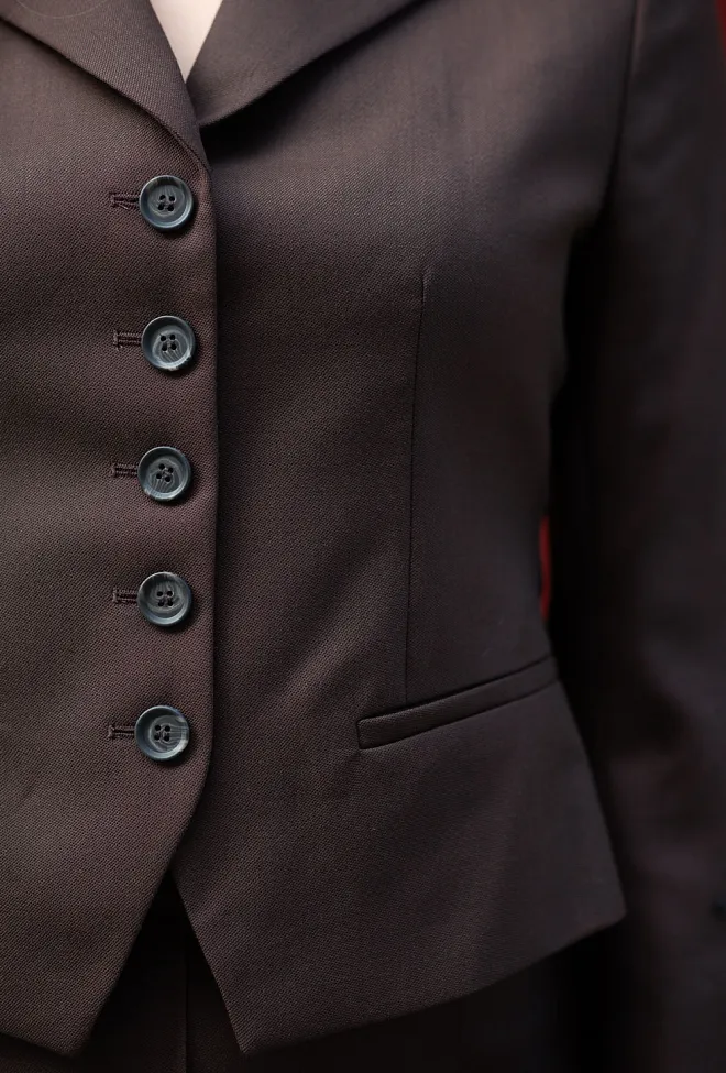 Dagmar Tailored Blazer Chocolate Brown dressjakke 5