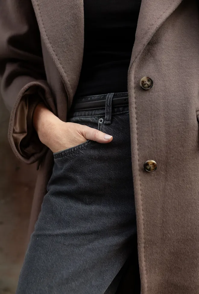 Remain Long Coat Iron ullkåpe 6