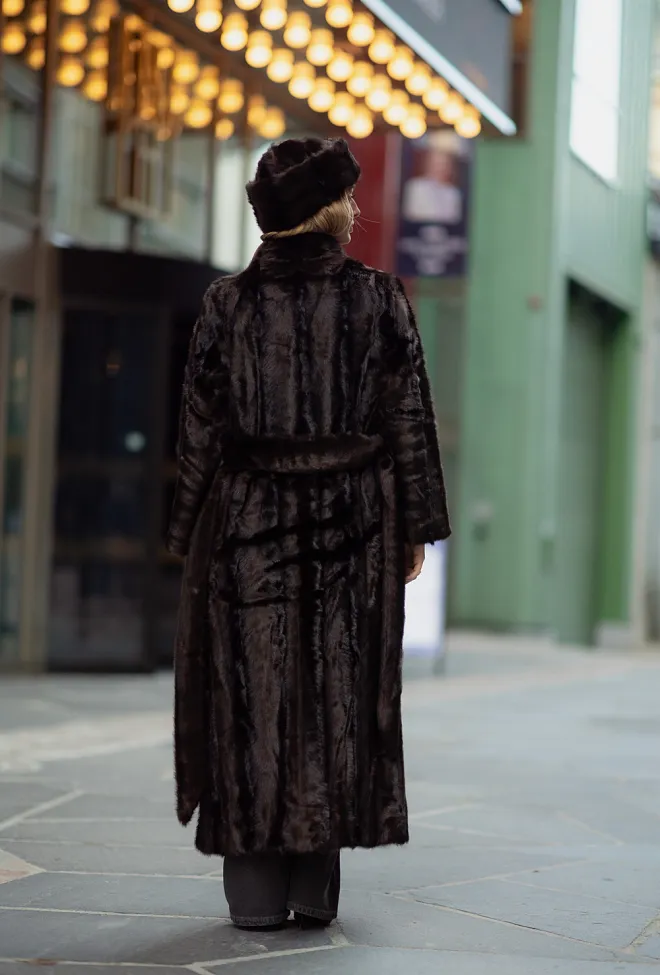 Twist & Tango Vaujany Faux Fur Coat Rich Brown fuskepels kåpe 5