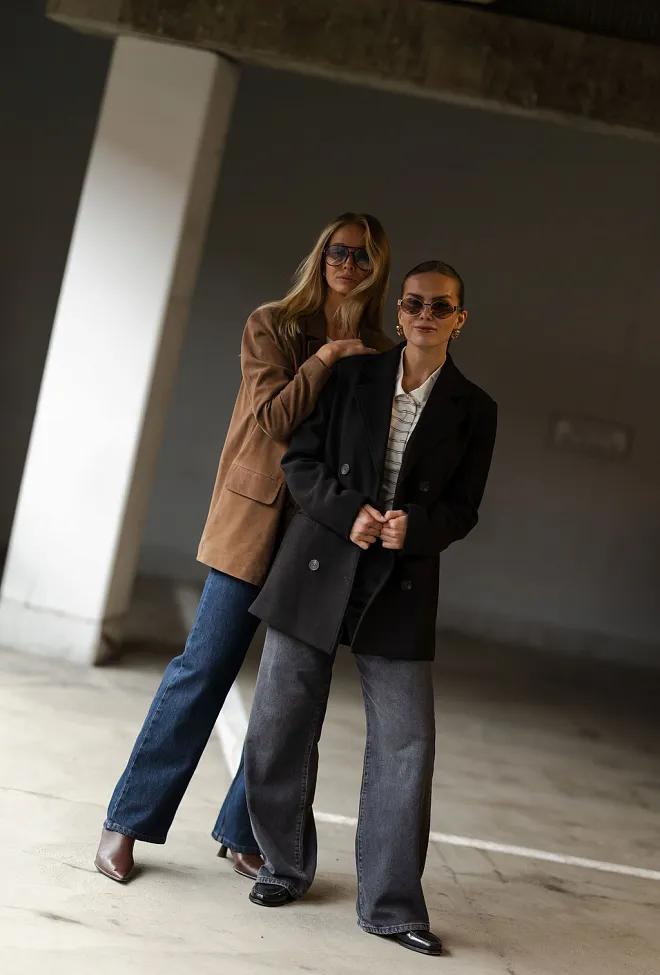 My essential wardrobe Frannie MW Short Coat Espresso Melange ulljakke 7