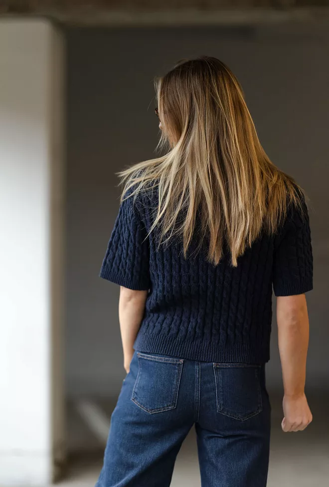 My Essential Wardrobe Diva MW Knit Cardigan After Midnight cardigan 5