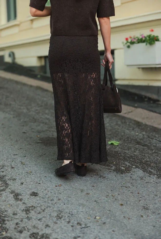 Twist&Tango Akasha Lace Skirt Mocha skjørt 3