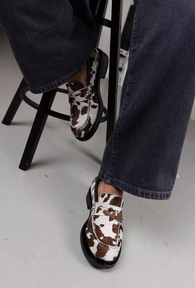 Bukela Patrice Cow Lince Cappuccino loafers