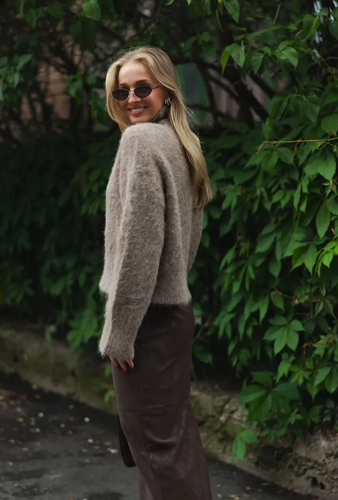 Twist&Tango Ritva Knitted Sweater Hazelnut genser 4