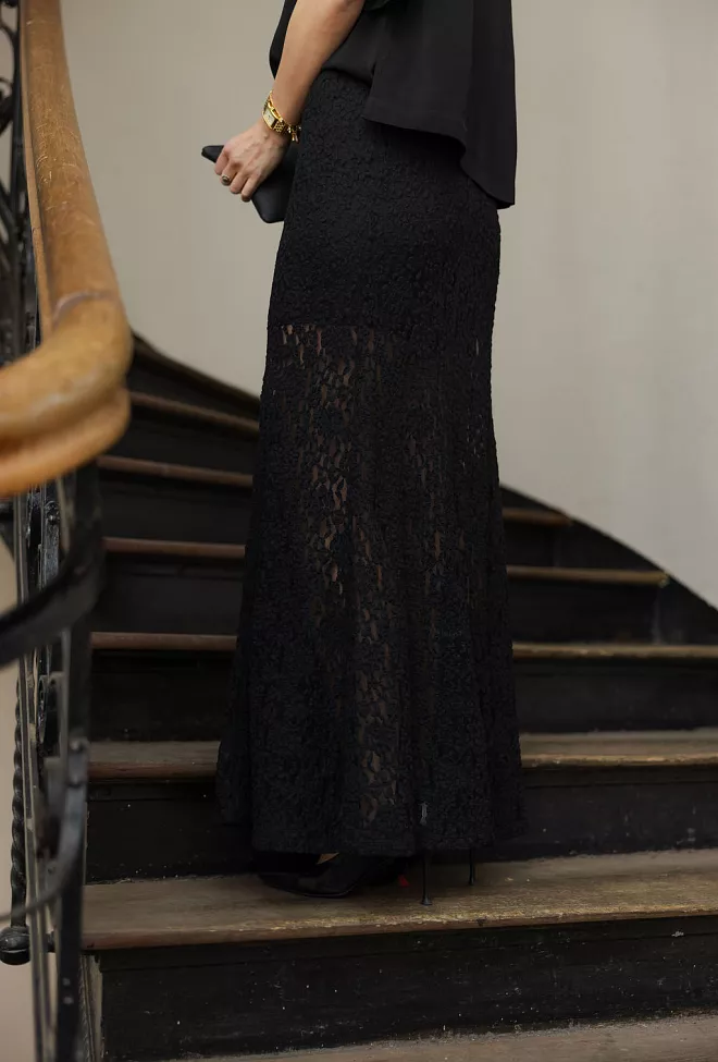 Twist&Tango Akasha Lace Skirt Black blondeskjørt 5