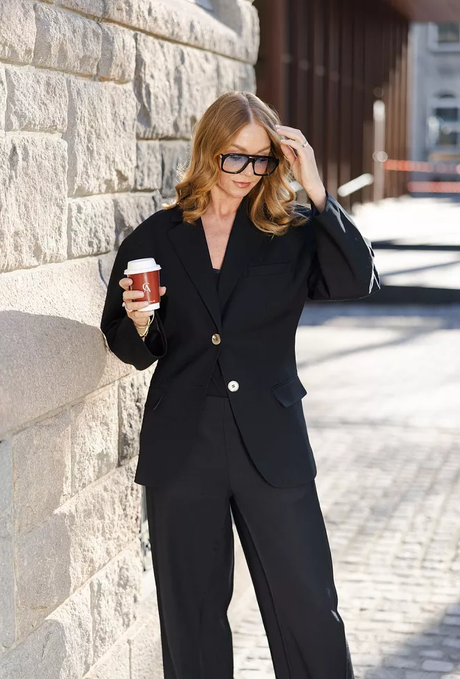 Carma Collection Hilde Blazer Black dressjakke 4