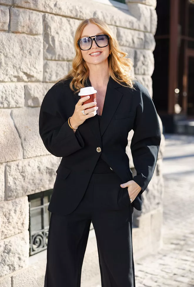 Carma Collection Hilde Blazer Black dressjakke