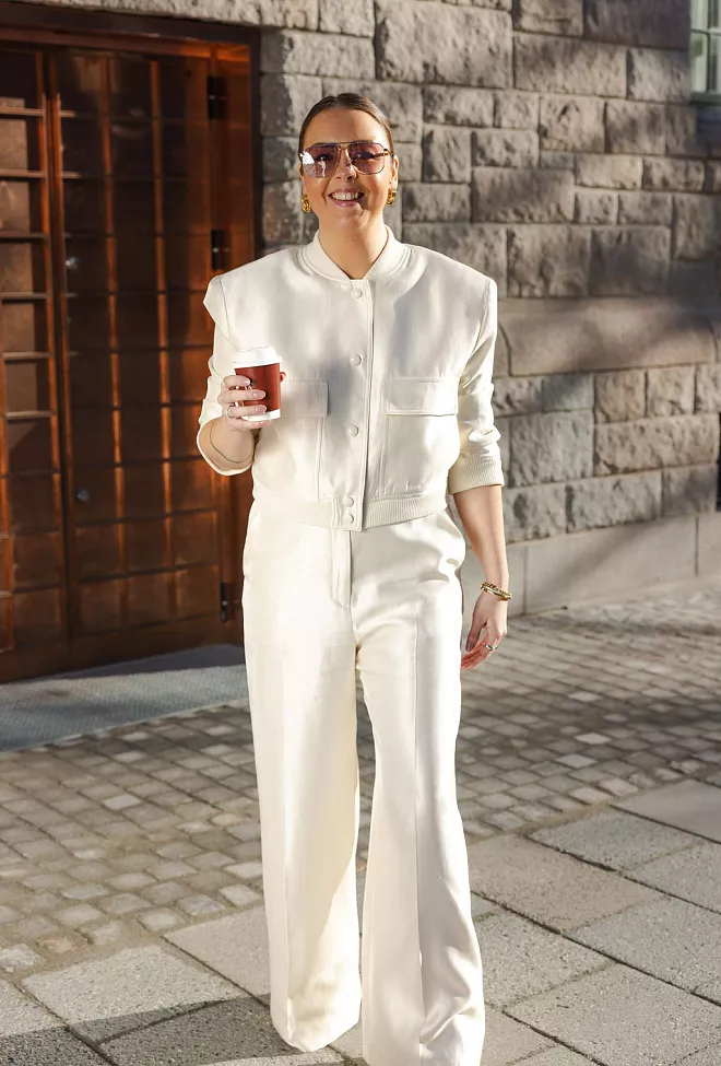 Carma Collection Synne Jacket Creme jakke 5