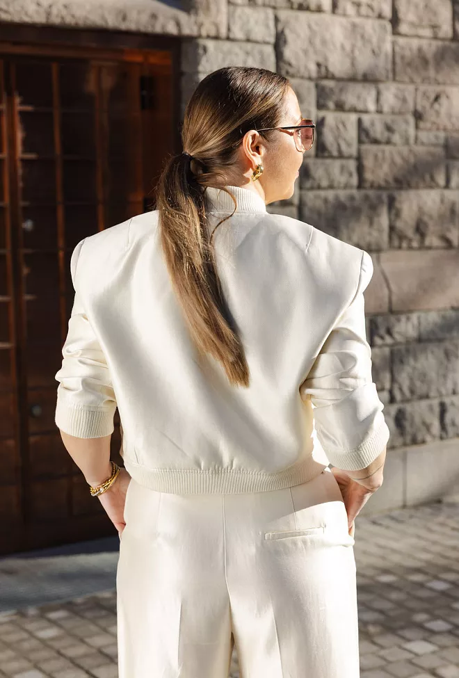 Carma Collection Synne Jacket Creme jakke 7