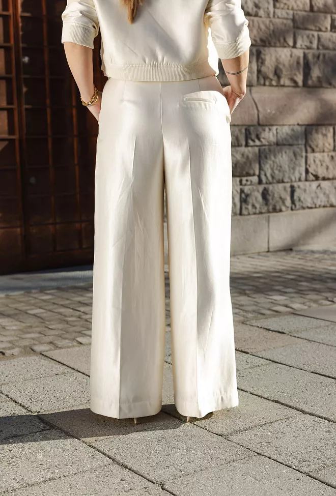 Carma Collection Tanya Pant Creme dressbukse 5