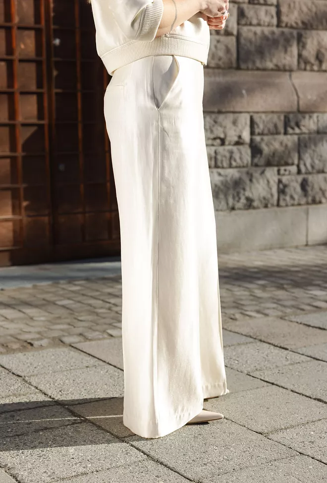 Carma Collection Tanya Pant Creme dressbukse 4