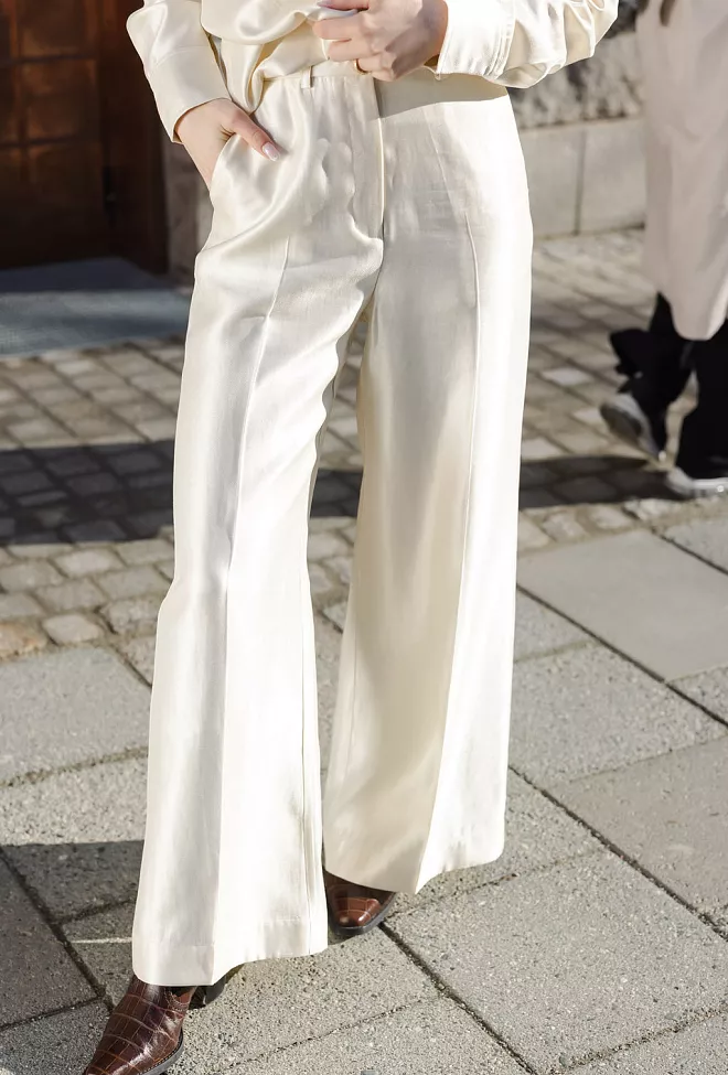 Carma Collection Tanya Pant Creme dressbukse