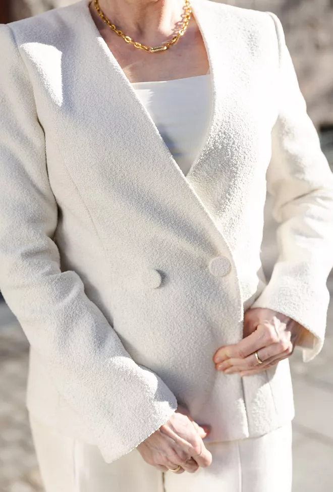 Carma Collection Tone Blazer Creme dressjakke 9