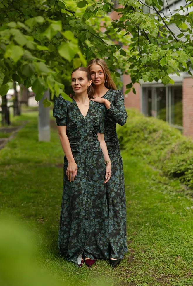 Pia Tjelta Rachel Agnes Maxi Dress Green maxikjole 4