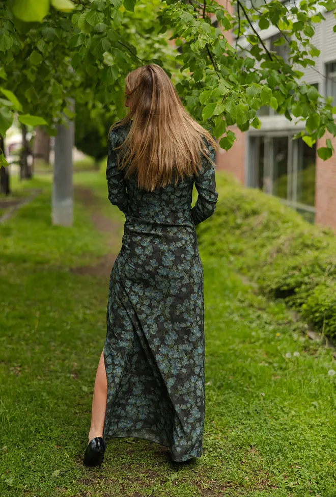 Pia Tjelta Rachel Agnes Maxi Dress Green maxikjole 3