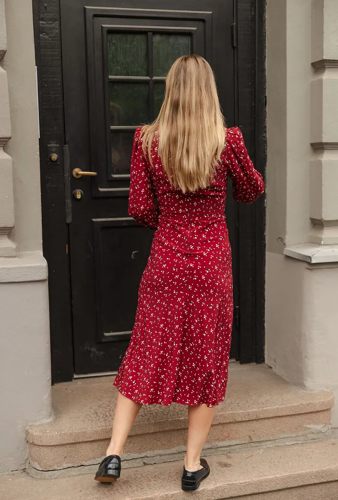 Pia Tjelta Miriam Tinkerbell Midi Dress Red midikjole 7