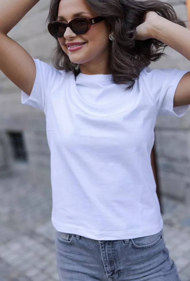 Dagmar Cotton T-Shirt White 1