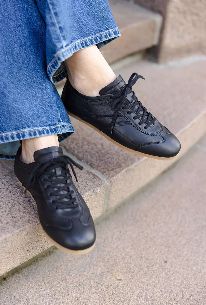 Jim Rickey Shade Leather Sneakers Black joggesko 5