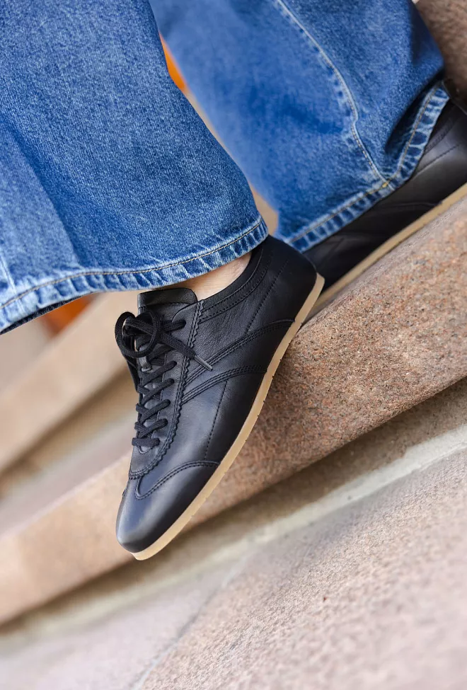 Jim Rickey Shade Leather Sneakers Black joggesko 4