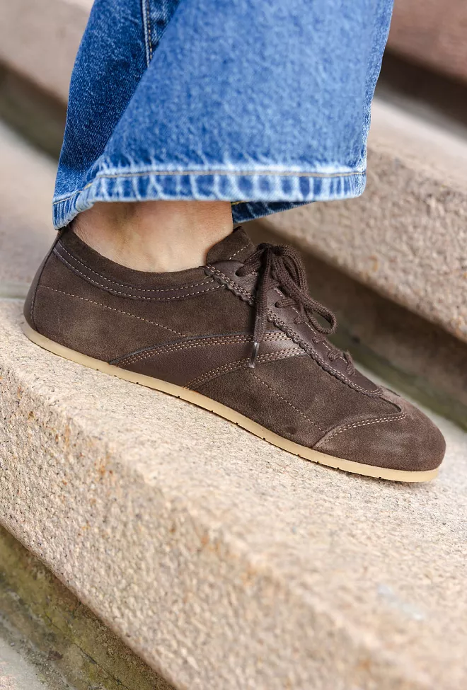 Jim Rickey Shade Suede/Leather Sneakers Truffle joggesko 4
