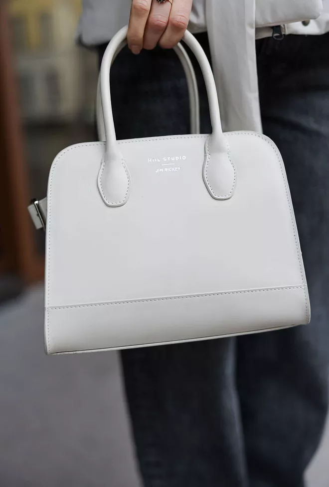 HiiL Studio x Jim Rickey HiiL Tote Small Cow Raw veske 4