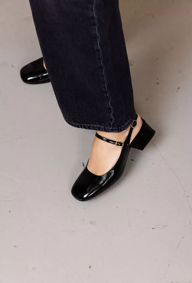 Bukela Lyon Black pensko sandaler 3