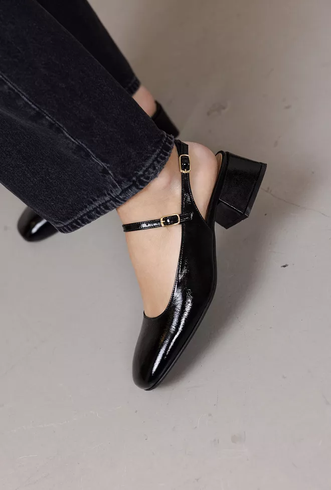 Bukela Lyon Black pensko sandaler 4