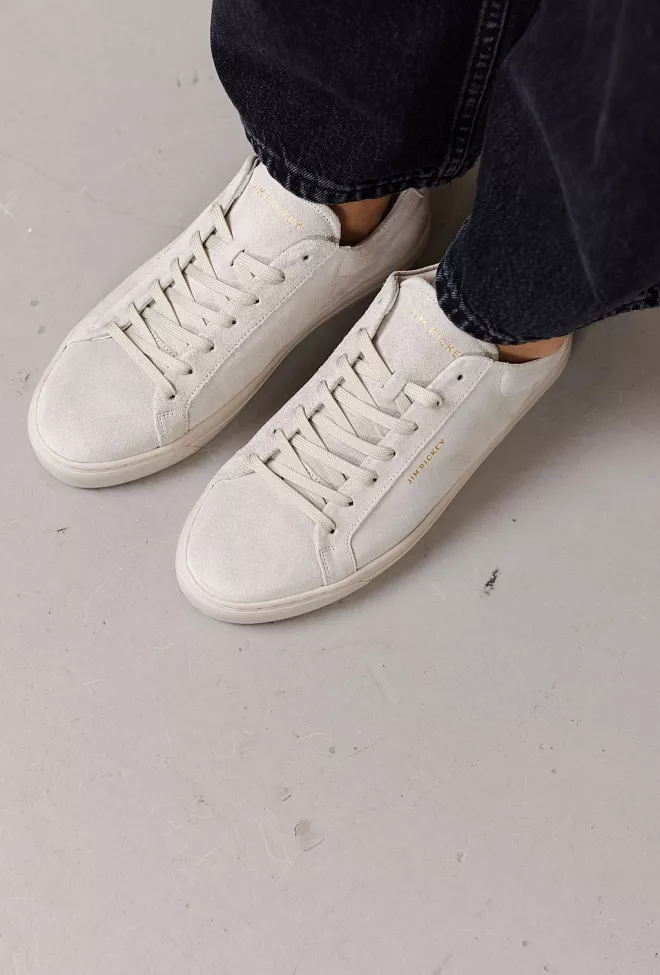 Jim Rickey Spin Suede Sneakers Egg joggesko