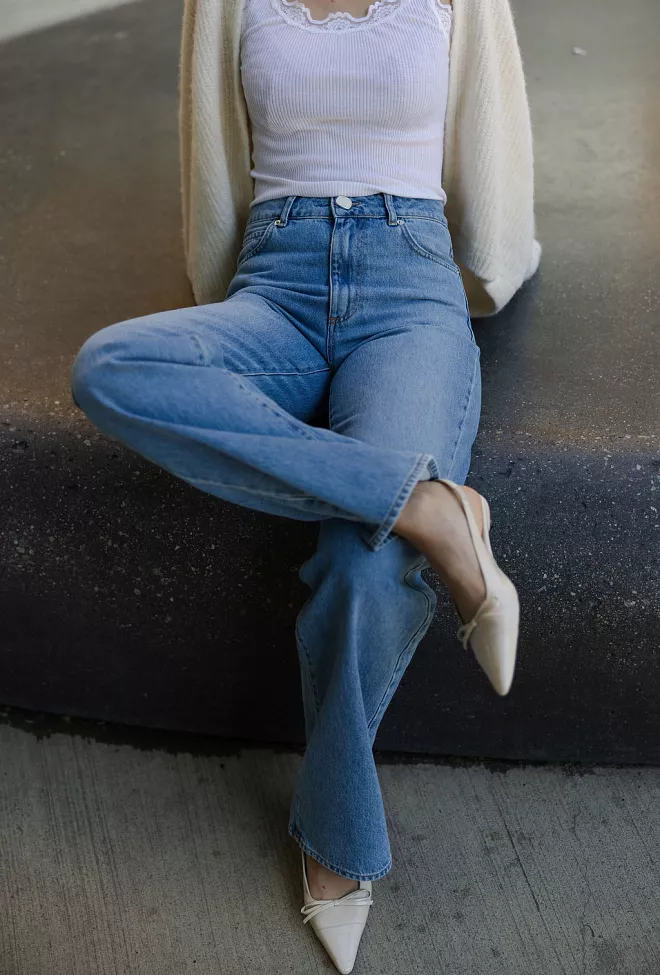 HiiL Studio Boyfriend Jeans Blue jeans bukse 8
