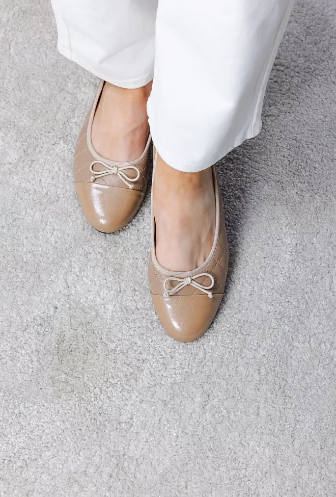 Bukela Mery Ballerina Taupe ballerinasko 2