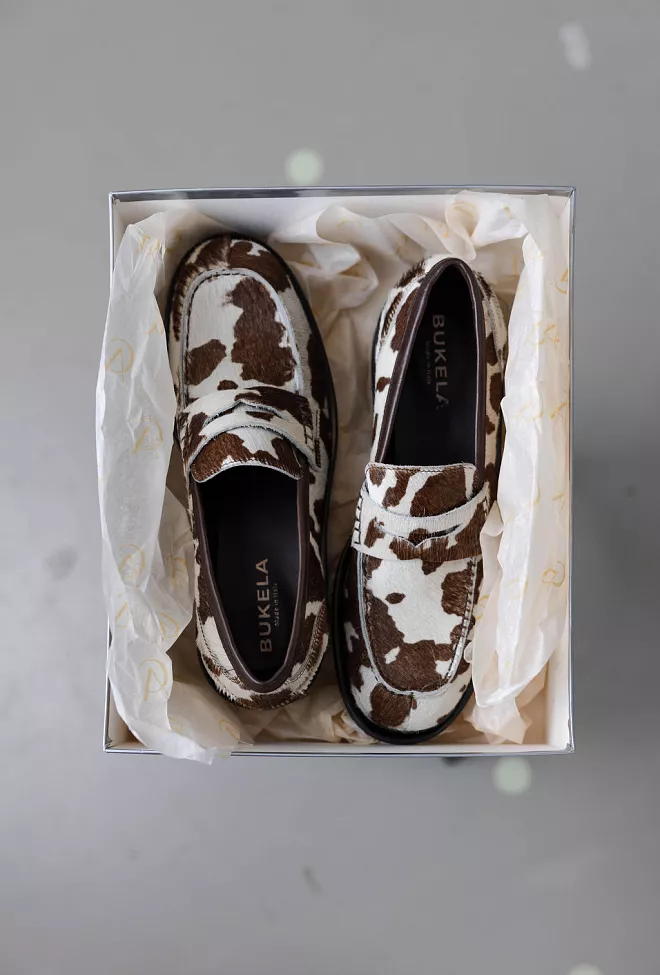 Bukela Patrice Cow Lince Cappuccino loafers 3