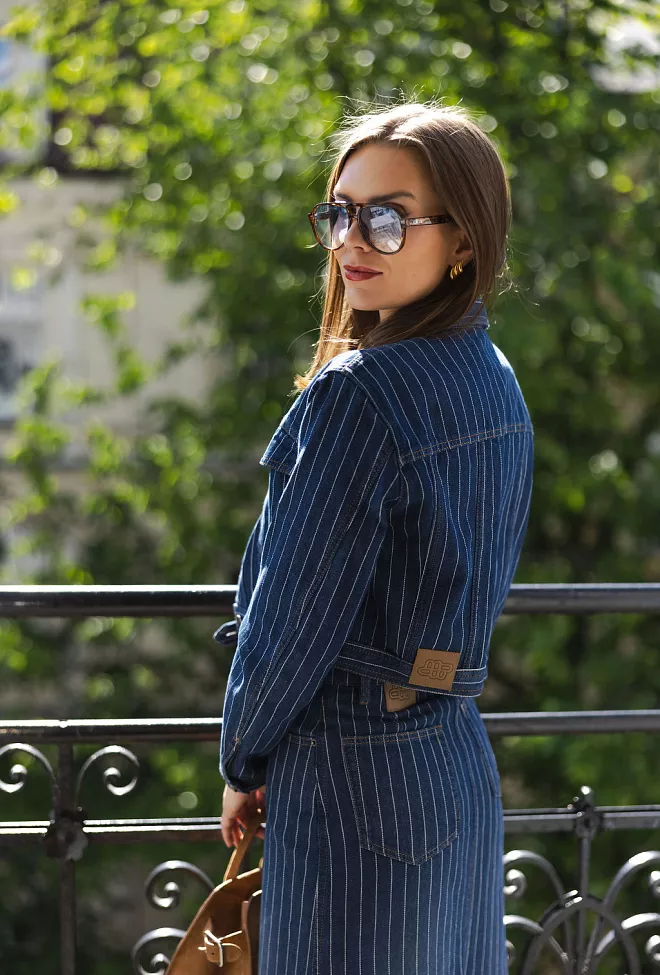 Munthe Lindy Jacket Indigo denimjakke 6