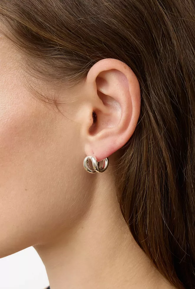 Lie Studio The Asta Earrings Silver øredobber 3