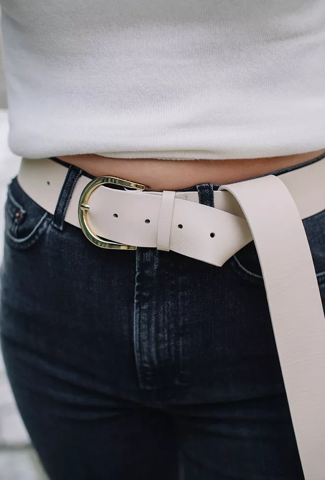 Anine Bing Chiara Belt Beige belte 2