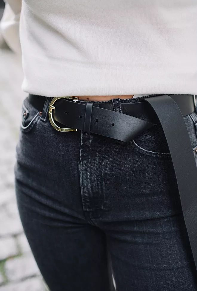Anine Bing Chiara Belt Black belte 4