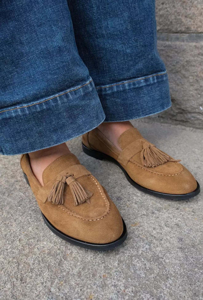Bukela Serena Cognac loafers sko