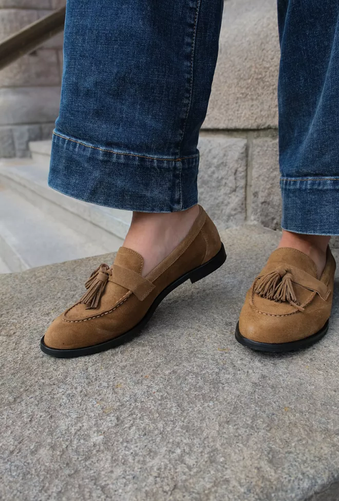 Bukela Serena Cognac loafers sko 3