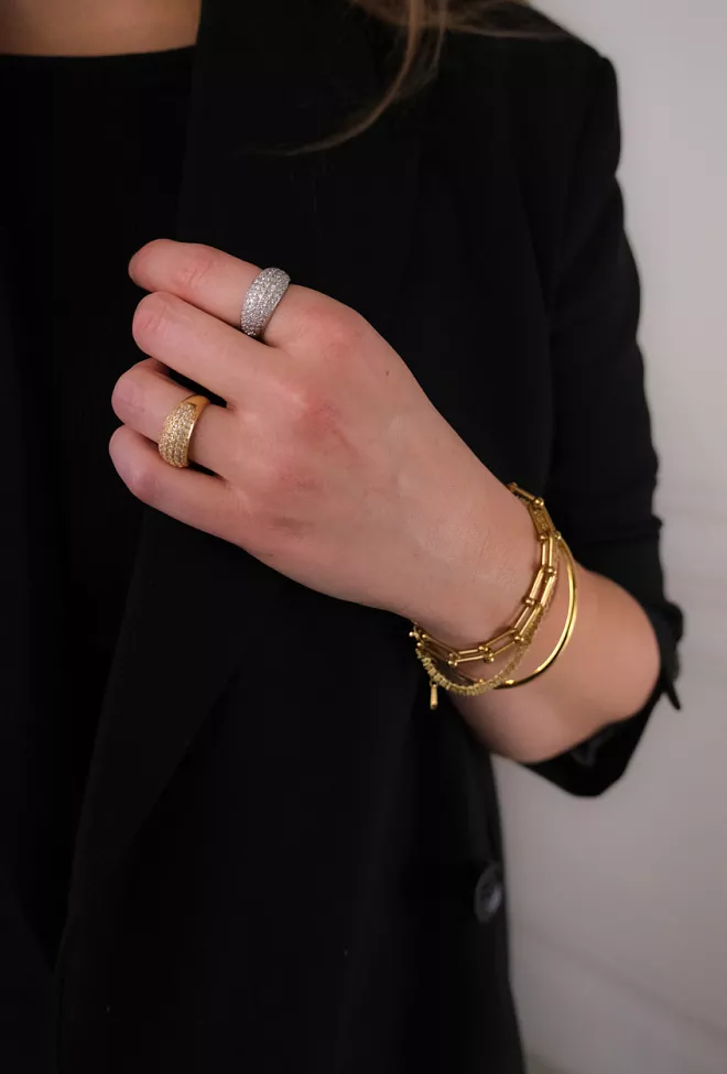 hiil studio jewelry bold crystal ring gull 1