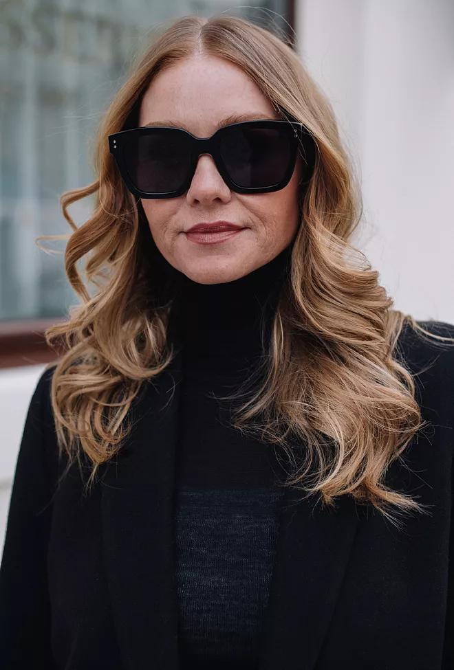 Corlin Eyewear Modena Black/Black solbriller 1