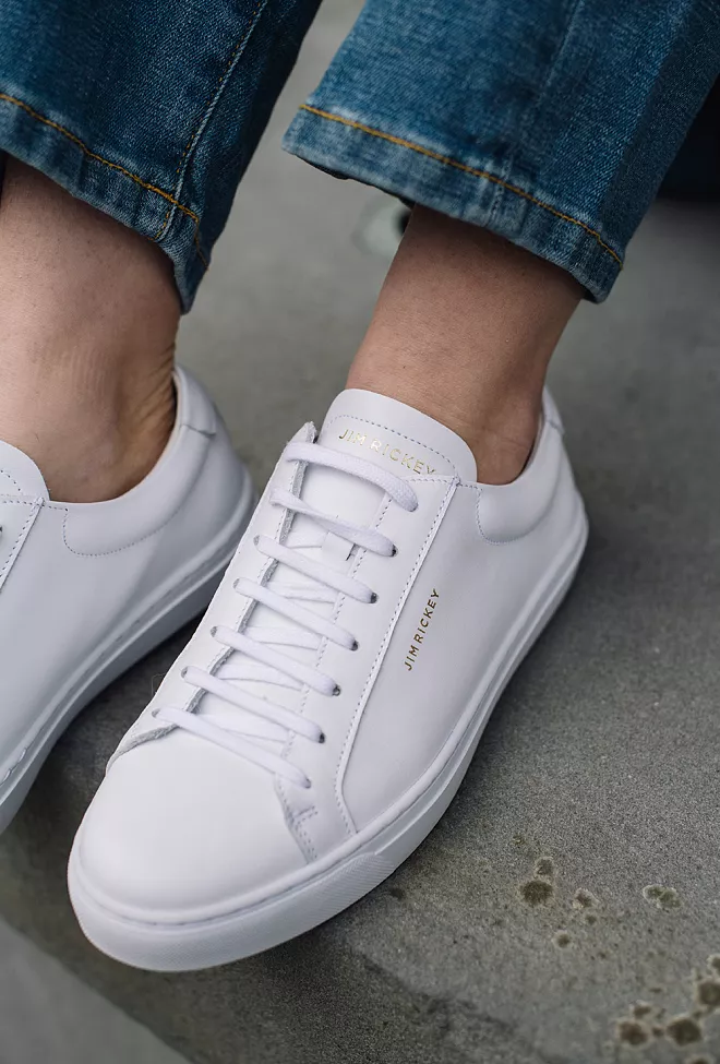 Spin Sneakers WHite Jim Rickey 3