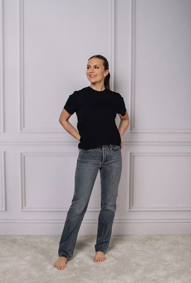 Dagmar Straight Leg Denim Grey jeans 3