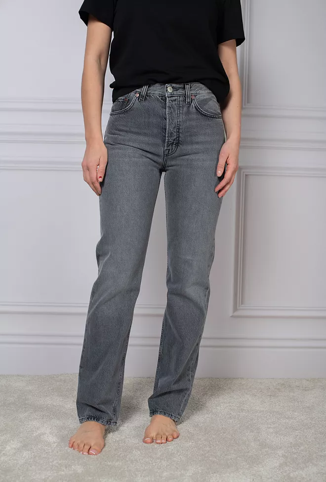 Dagmar Straight Leg Denim Grey jeans