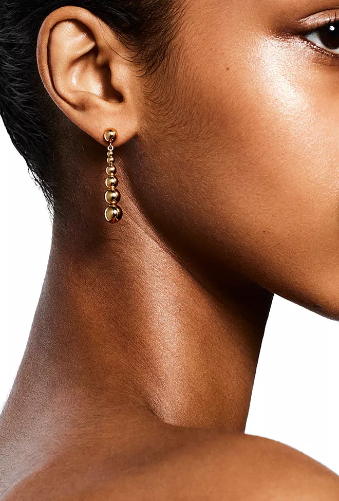 Lie Studio The Rebecca Earrings Gold øredobber 2