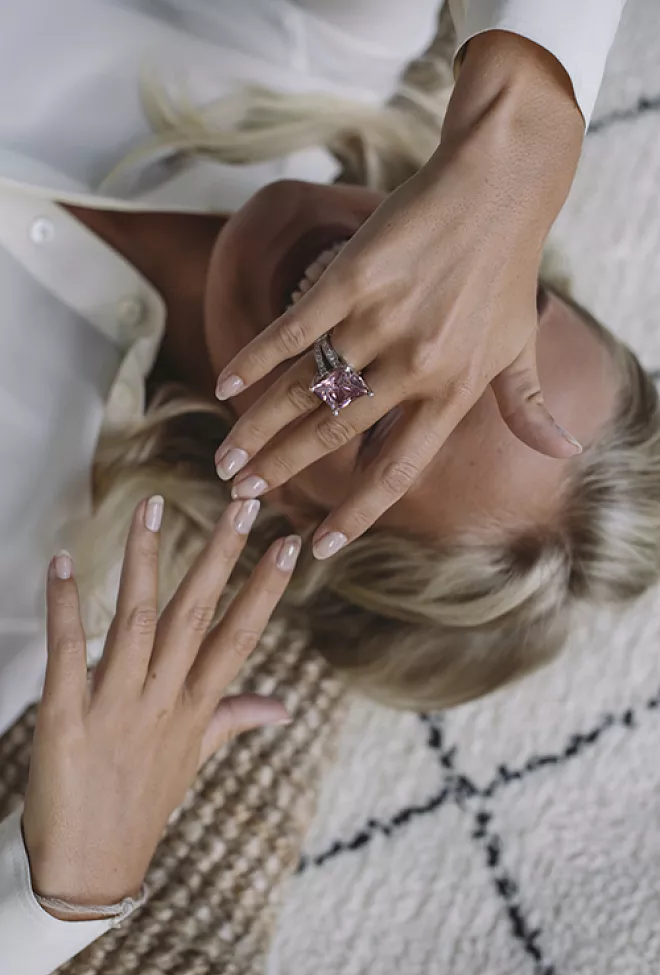 Theoo Rosa Zirconium Ring