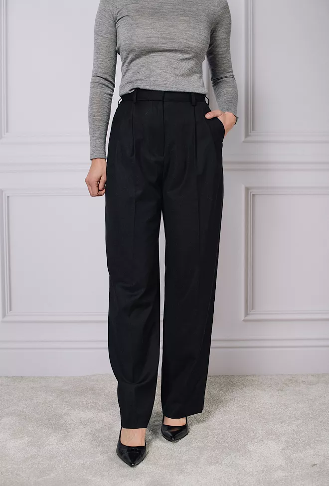 Dagmar Wide Suit Trousers Black 8