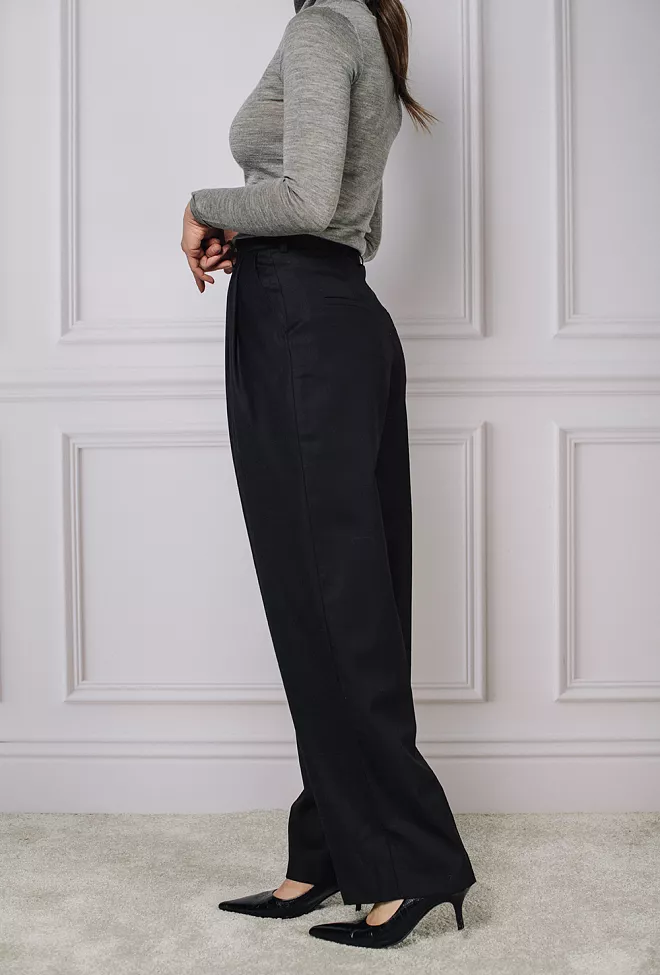 Dagmar Wide Suit Trousers Black 9