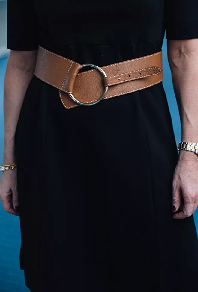 Maison Boinet Woman Belt 94246G Havana belte 1