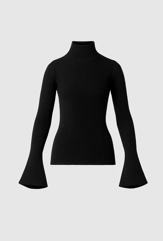 Andiata Delinas Knit Black genser 3