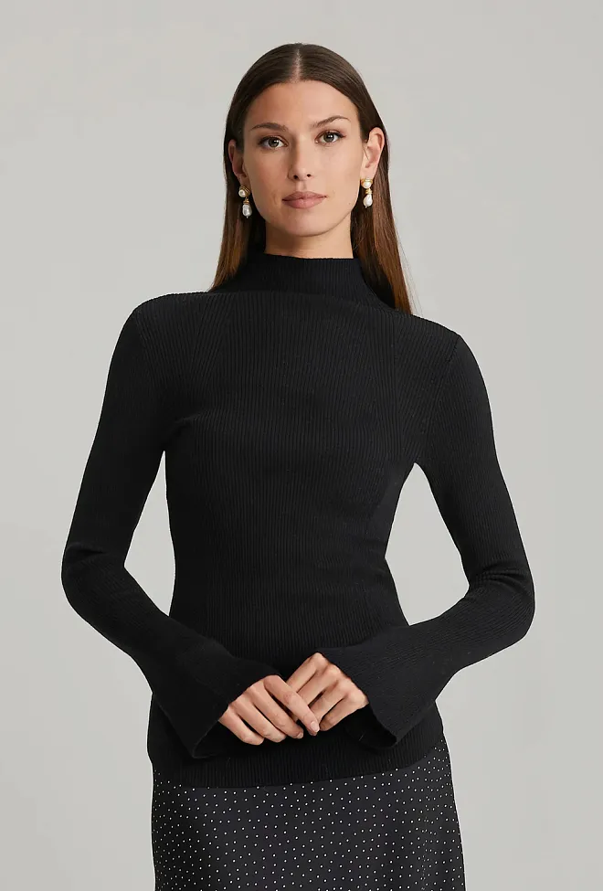 Andiata Delinas Knit Black genser