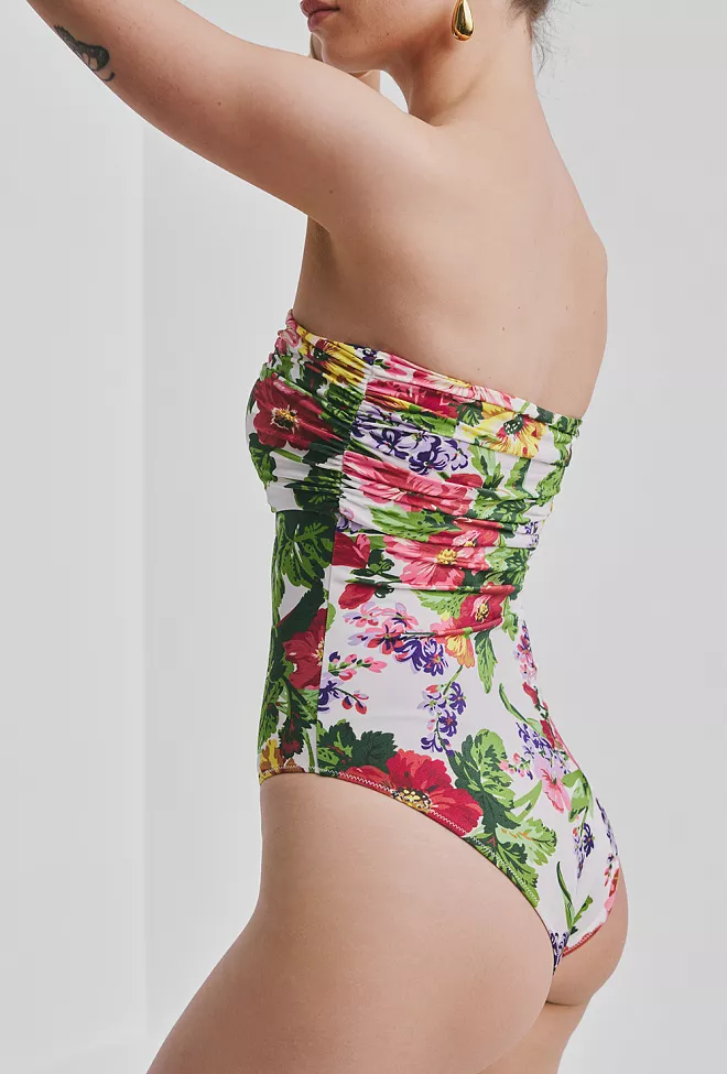 byTiMo Bandeau Swimsuit Daylight Bloom badedrakt 5